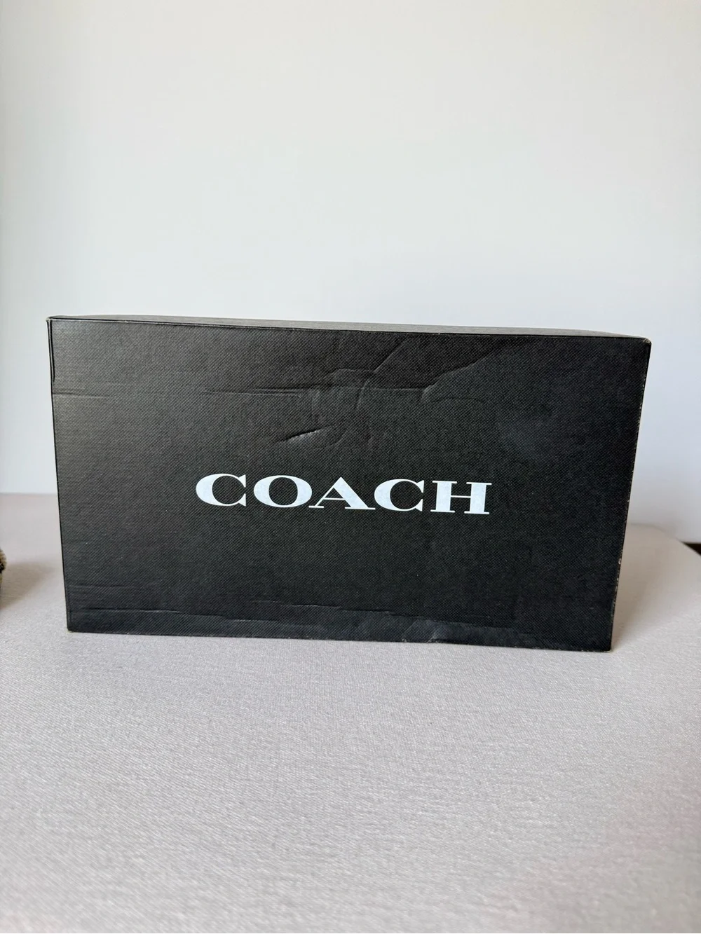Coach Cruz Espadrille Leather Loafer Black CR848 Size 7.5